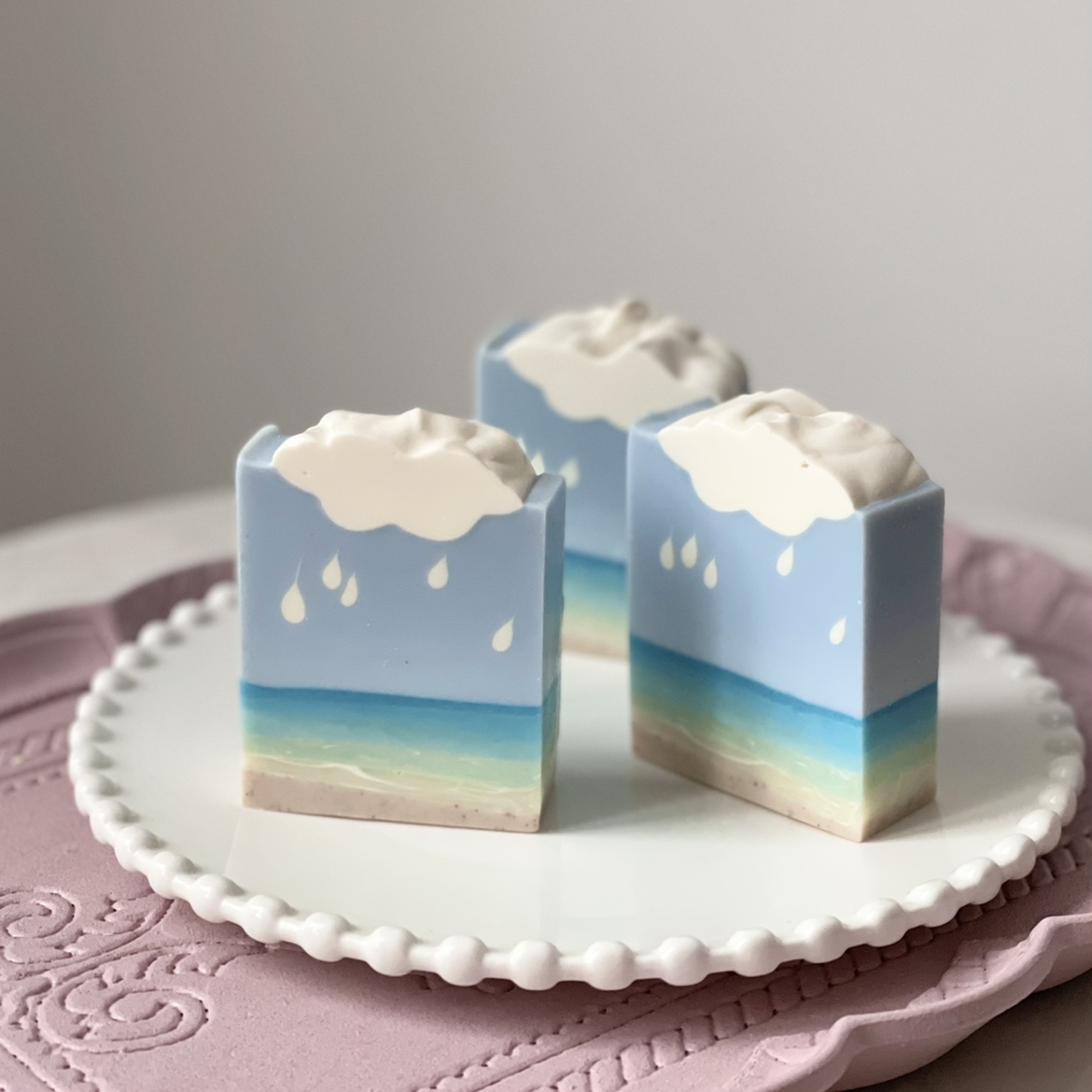 Soap Making Kit For Kids - Cetvel ile sabun kaburga desen resim