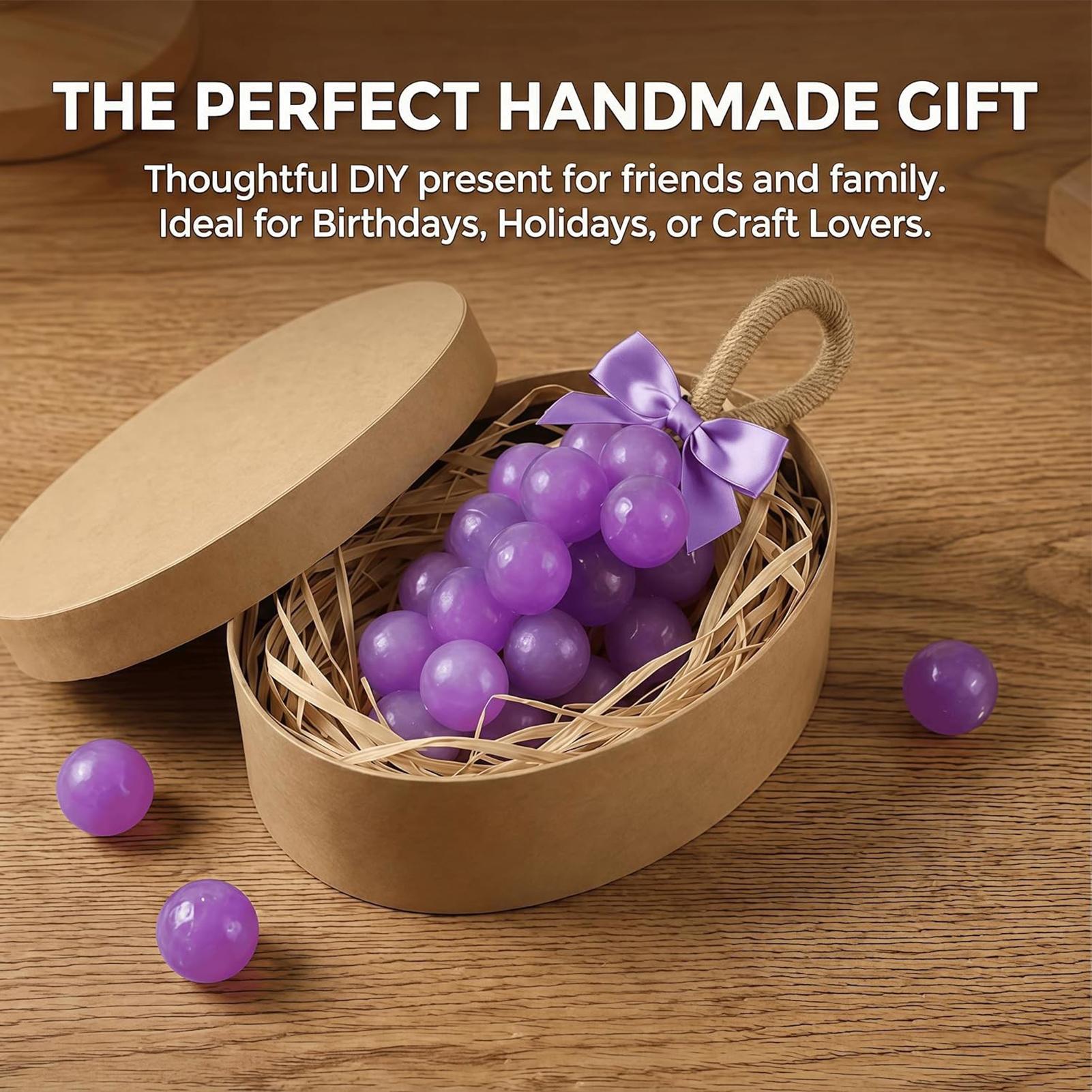 Soap Making Kit For Kids - Üzüm Sabunu Kalıbı Kolay Çıkarılabilir Gıda