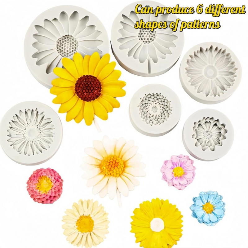 6 Parça, Ayçiçeği Papatya Sili - Soap Making Utensils incelemesi ve fiyatı