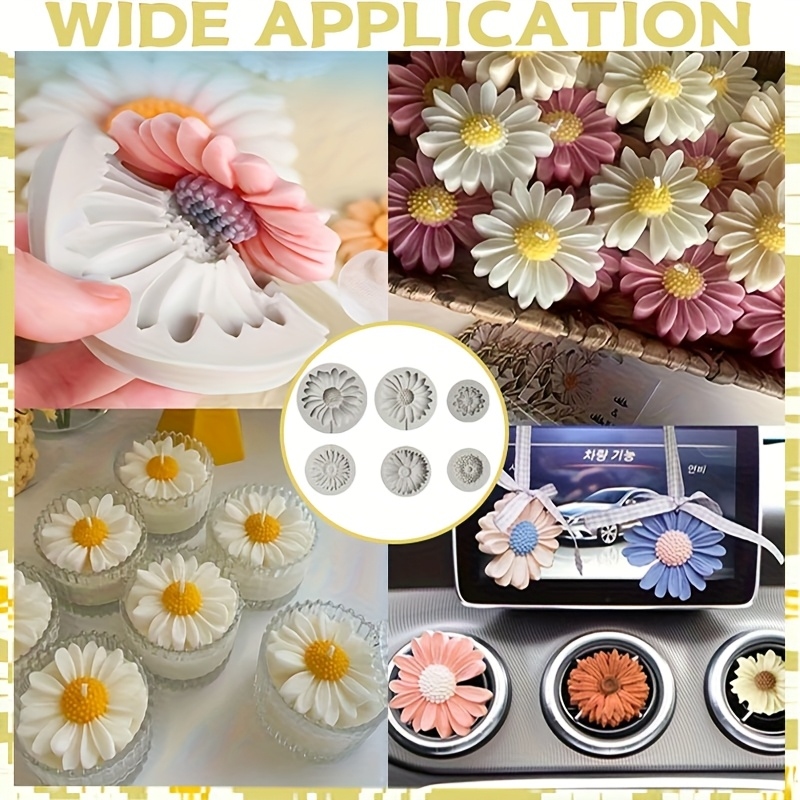 6 Parça, Ayçiçeği Papatya Sili - Soap Making Utensils incelemesi ve fiyatı