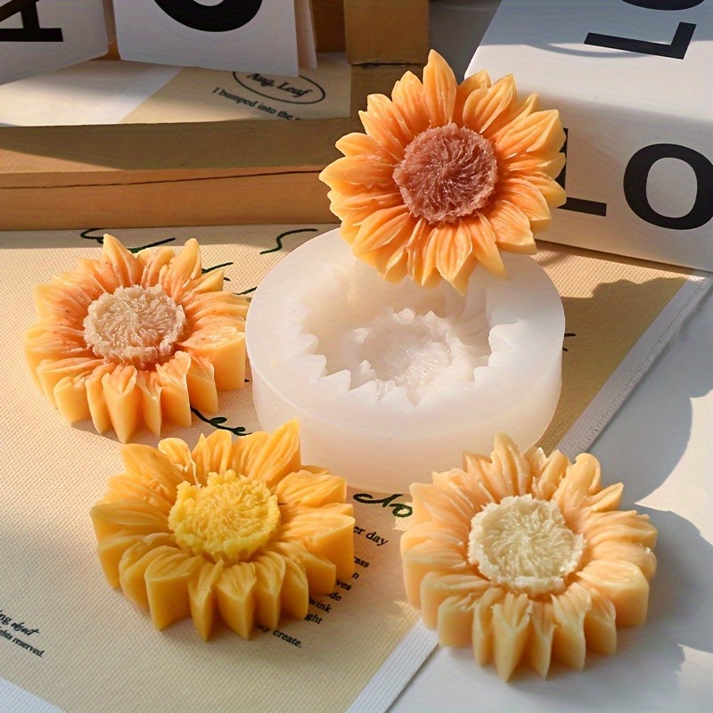 Canlı Renkli 3D Ayçiçeği Silik - Soap Making Utensils incelemesi ve fiyatı