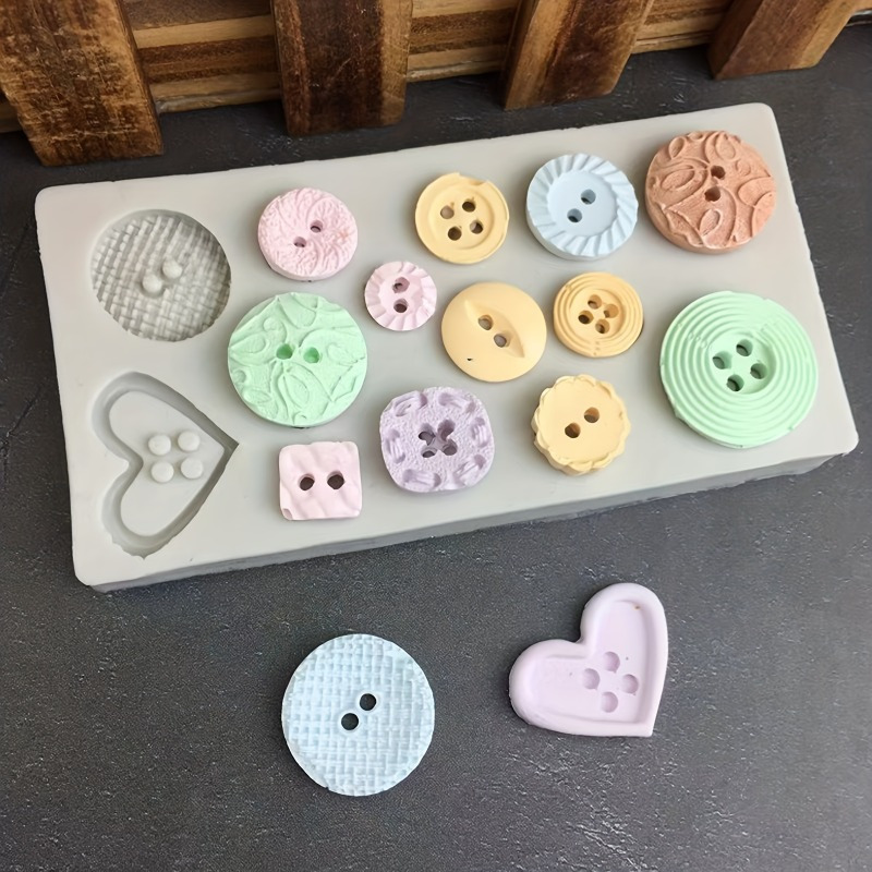 Düğme Şekilli Silikon Kalıp Sa - Soap Making Utensils incelemesi ve fiyatı