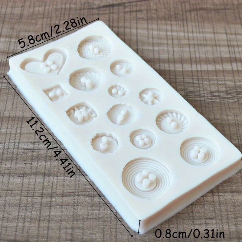 Düğme Şekilli Silikon Kalıp Sa - Soap Making Utensils incelemesi ve fiyatı