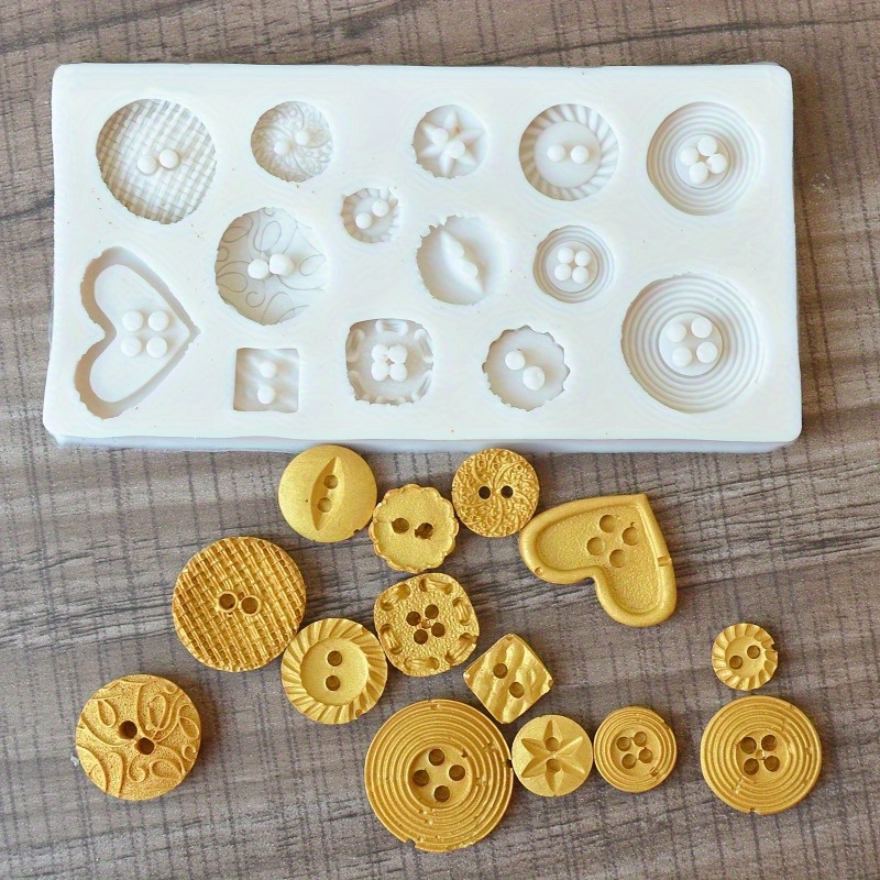 Düğme Şekilli Silikon Kalıp Sa - Soap Making Utensils incelemesi ve fiyatı